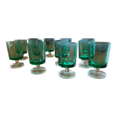 Green digestive glasses