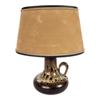 Jasba Keramiek West Germany Fat Lava table lamp 60s