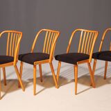 Set of Four Wooden Chairs | Antonín Šuman, 20th Century