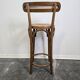 Bentwood Bar Stool with Cane Seat & Back