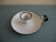 antique candlestick enamelled tin vintage candlestick Sweden