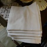 Lot de 5 serviettes de table en coton