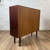 Vintage Scandinavian rosewood sideboard bookcase by Horsens Møbelfabrik, 60s