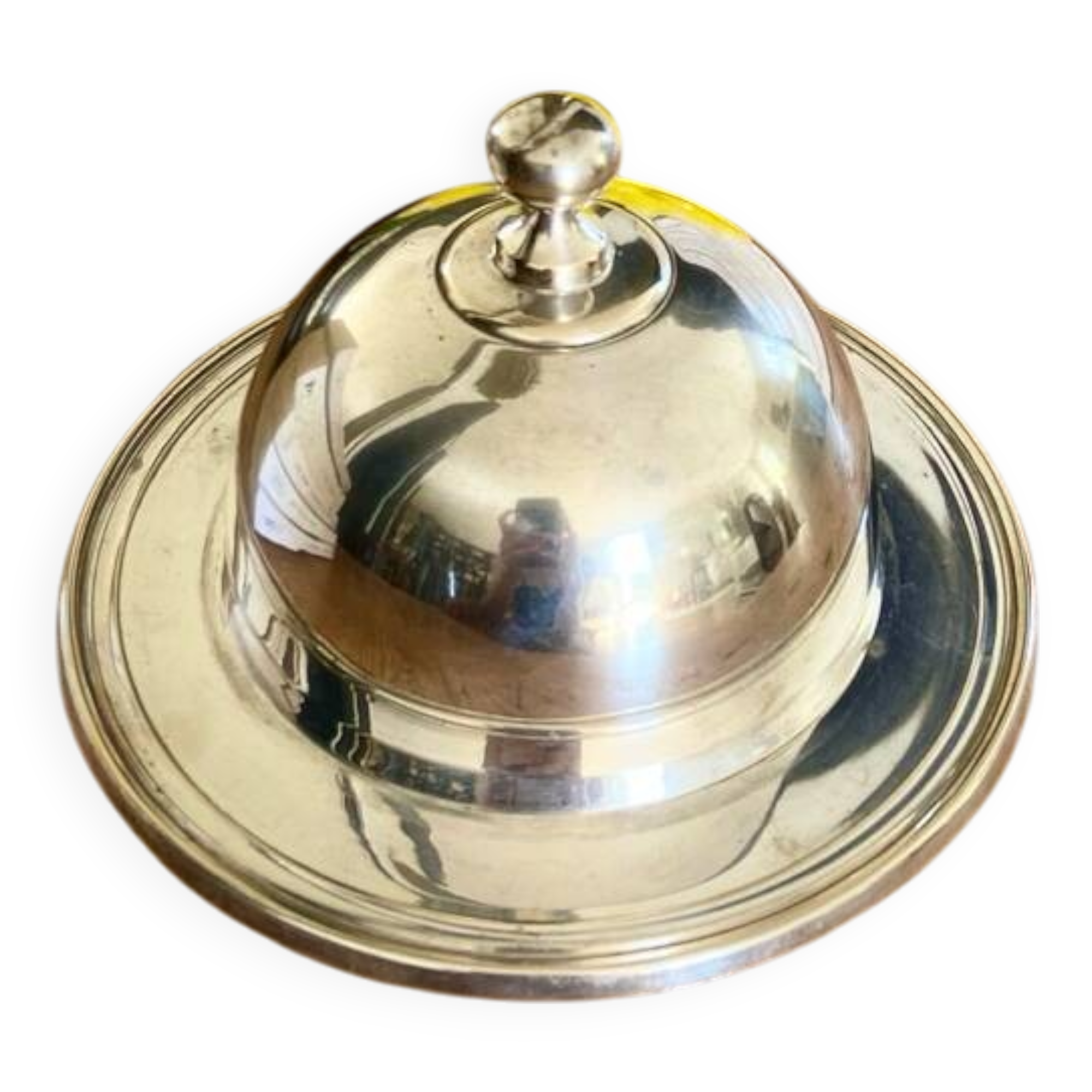Silver "Cloche" butter dish - 1960.