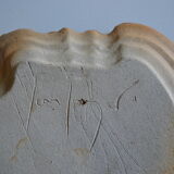 Flamed stoneware dish