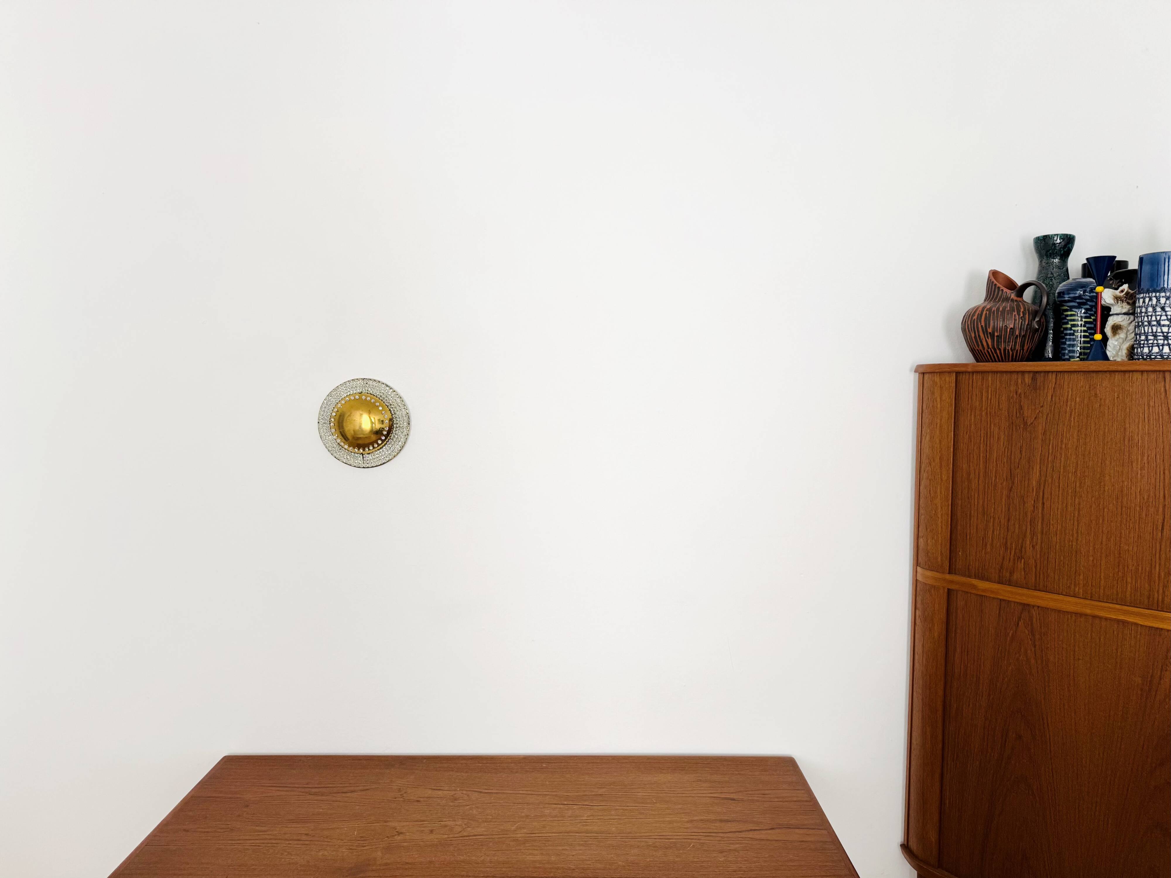 Crystal Glass Wall Lamp or Flush Light