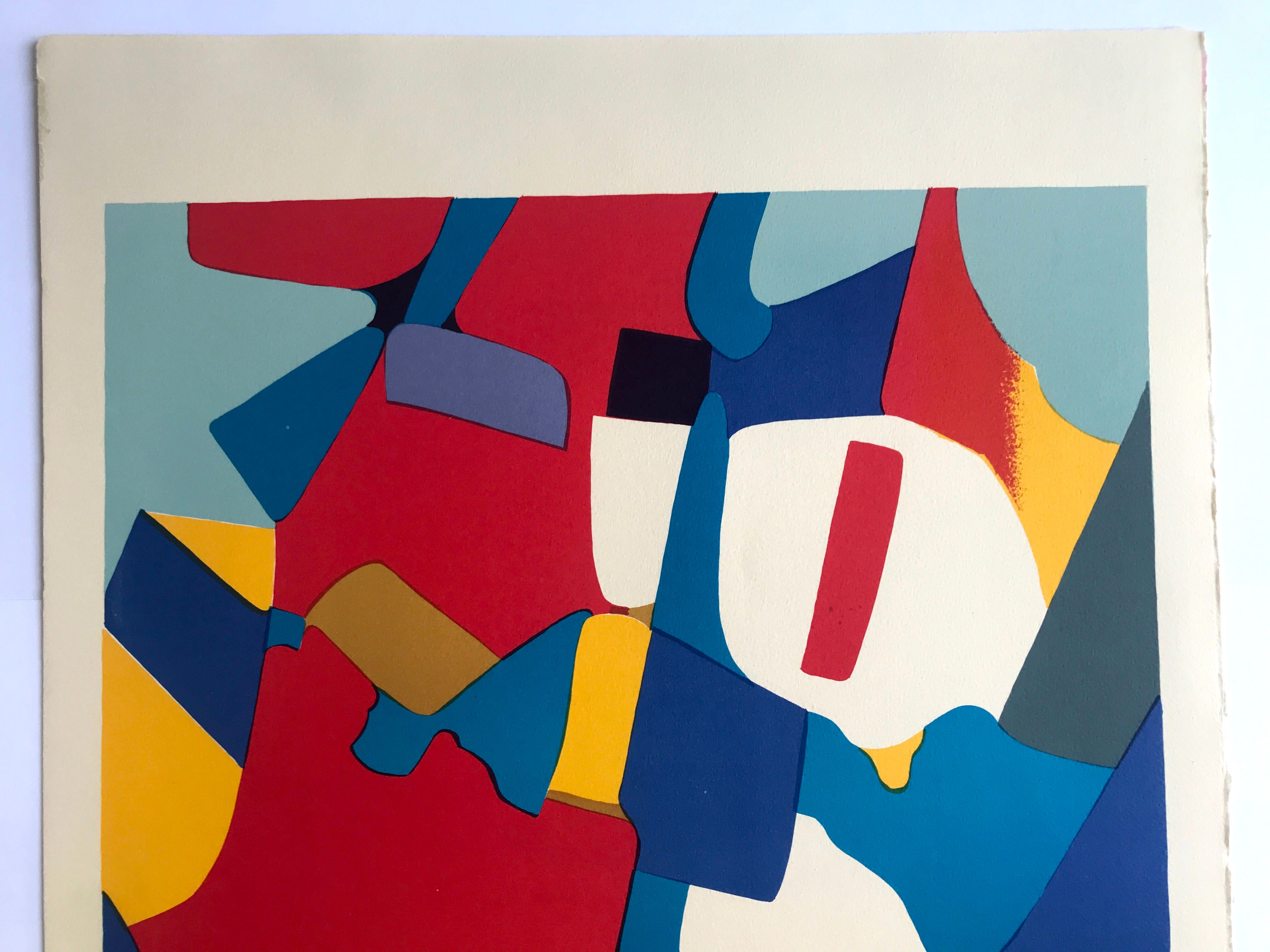 Roland BIERGE, Montfermeil, 1978. Original lithograph signed in pencil.