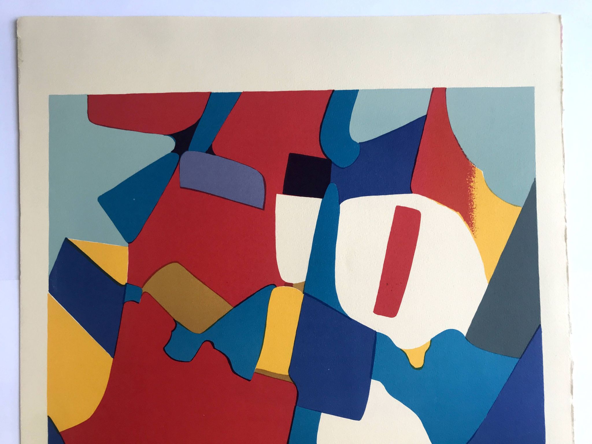 Roland BIERGE, Montfermeil, 1978. Lithographie originale signée au crayon