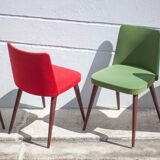 Vintage compass leg chairs, 50