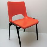 Vintage children's chair orange HB