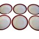 Assiettes creuses porcelaine opaque digoin sarreguemines modèle pasteur