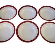 Assiettes creuses porcelaine opaque digoin sarreguemines modèle pasteur