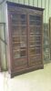 Oak display cabinet/bookcase - Breton regional style - early 20th century