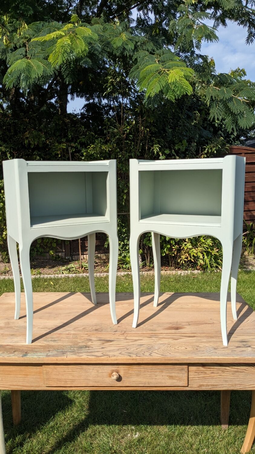 Pair of Louis XV style bedside tables