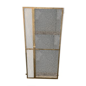 Old mesh factory door