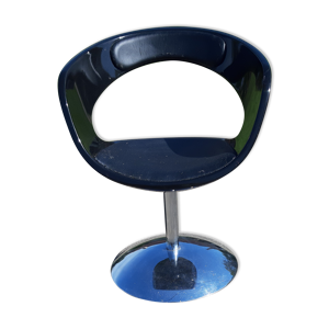 Fauteuil vintage chrome, plastic