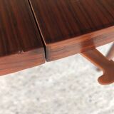 Table de salle à manger en palissandre extensible avec rallonges papillon, 1960’