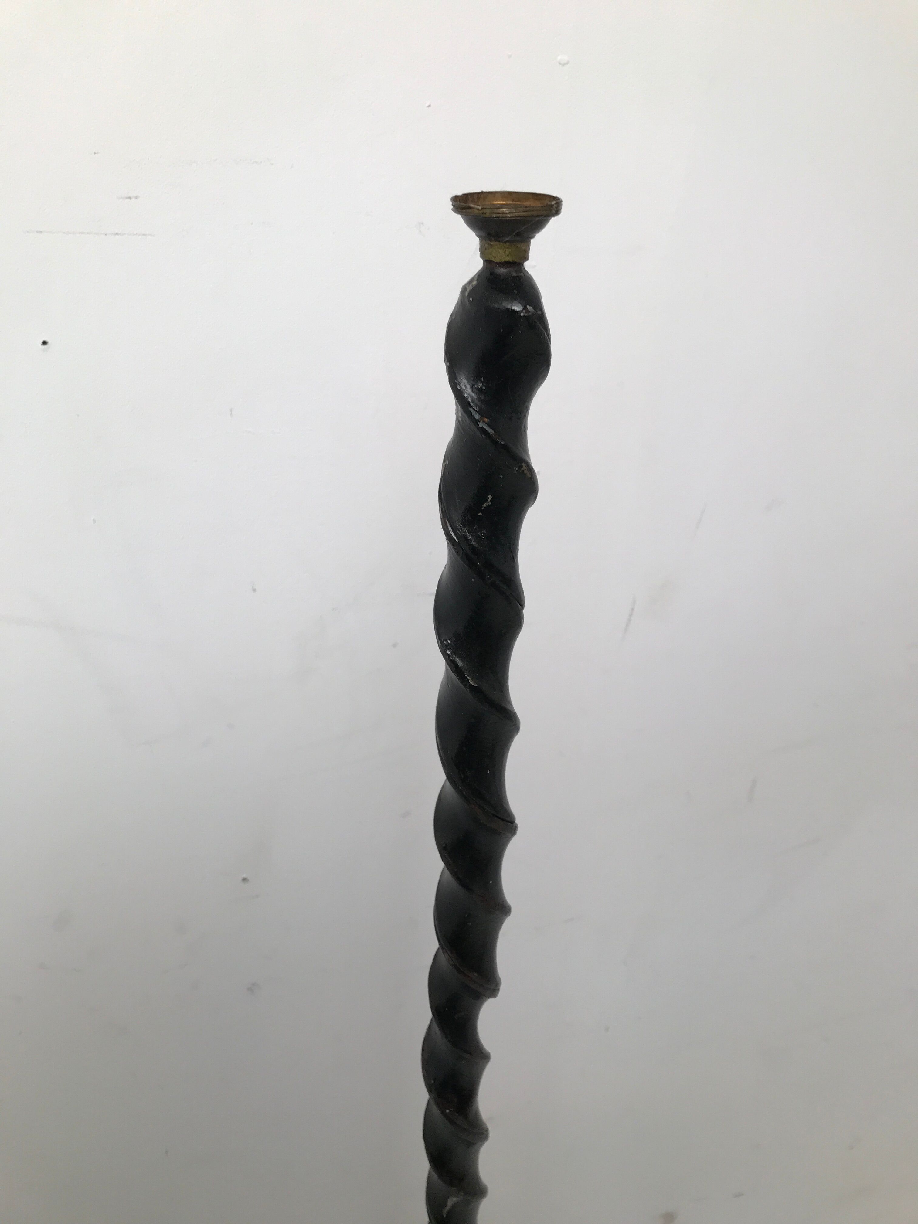 Wrought iron candle holder 60s