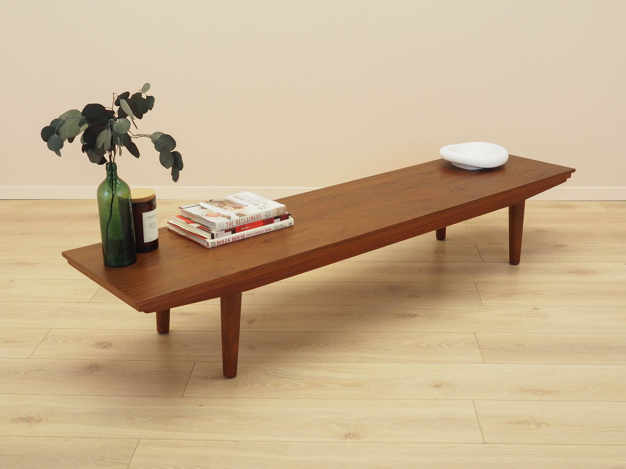 Teak lowboard, Danish design, 1970s, made in Denmark