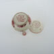 Antique vase & dish in red Delft pottery – Regina