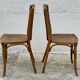 Pair of vintage thonet bistro chairs from 1900