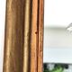 Antique mirror in gilded and copper wood
