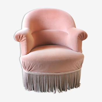 Fringed toad armchair