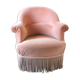 Fringed toad armchair