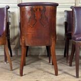 Set of 4 Art Deco chairs and 4 armchairs in rosewood, circa 1930