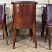 Set of 4 Art Deco chairs and 4 armchairs in rosewood, circa 1930