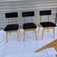 Series of 5 vintage chairs