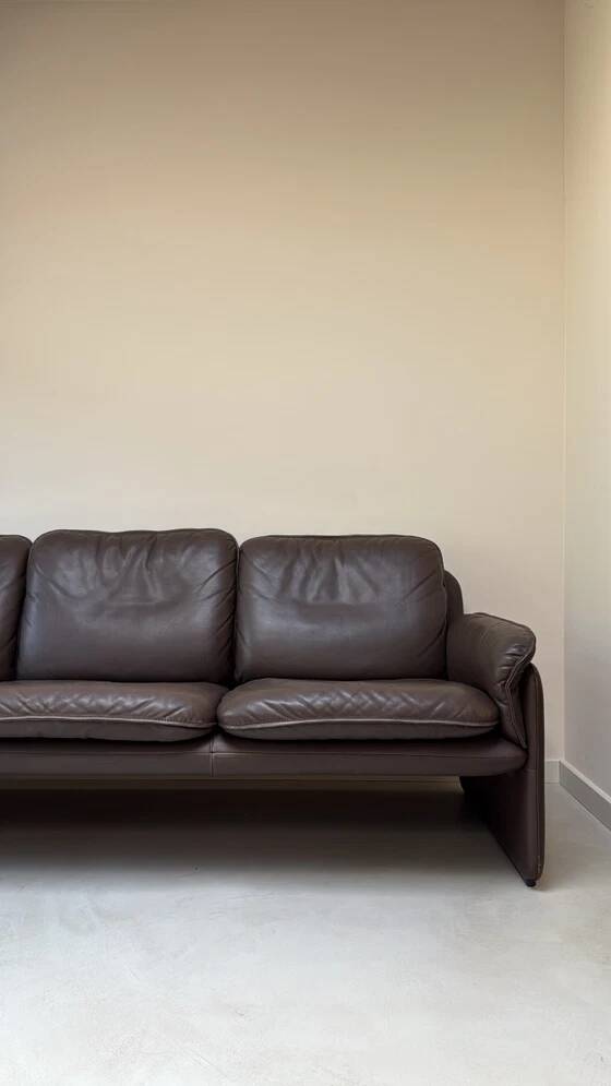 Vintage DS-61 leather 3-seater sofa by de Sede