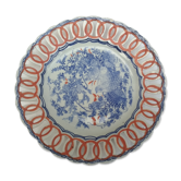 Floral decoration plate