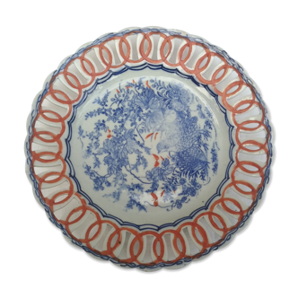 Assiette decor floral