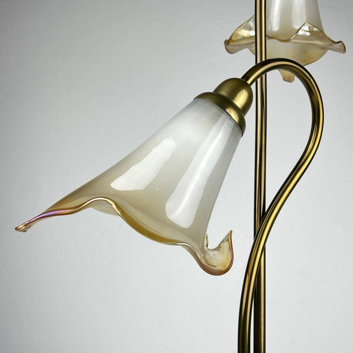 Vintage Murano Lys table lamp, Italy, 1970s