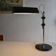Vintage black modernist table lamp 50 1950 Bauhaus