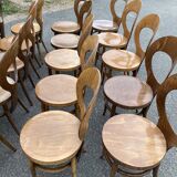 Set of 22 Baumann chairs model Seagull.