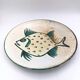 Roger Picault - Vallauris - Assiette décor poisson