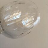 set of 8 19th crystal glasses ringing faceted