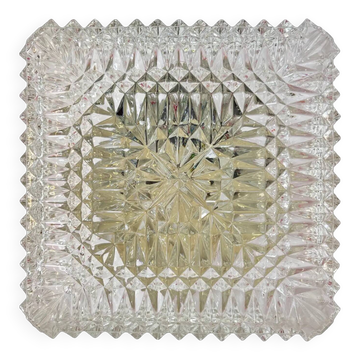Lampe murale ou de plafond en verre, encastrée, années 1970 / jusqu'à 5 pièces