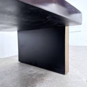 Art Deco coffee table in lacquer and brass