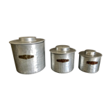 Hammered metal kitchen boxes series