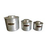 Hammered metal kitchen boxes series