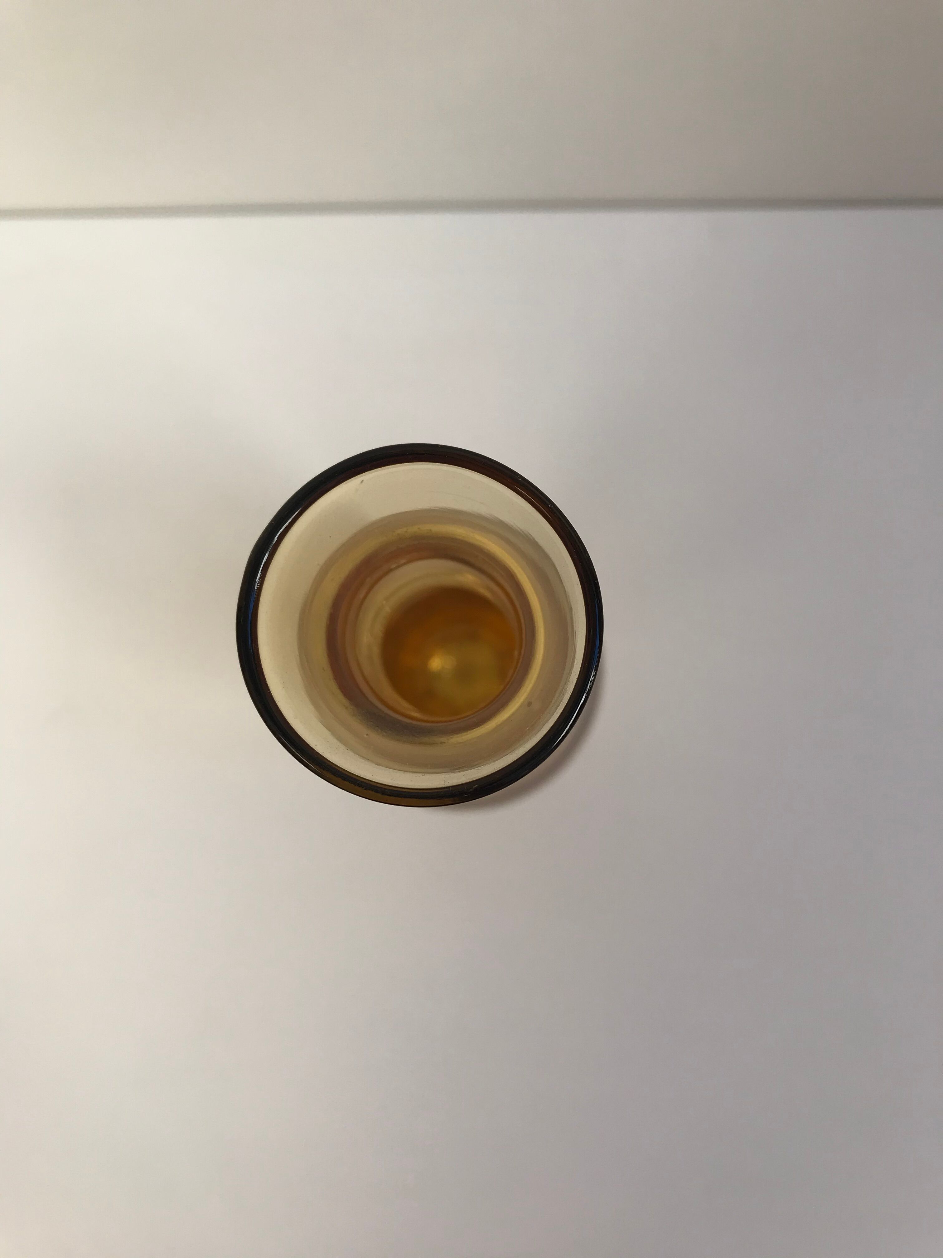 Brown and gold vase, Made in Italy