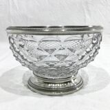 Henri Soufflot - Crystal and Silver Salad Bowl