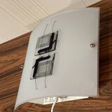 LARGE GLASS PASTE DESIGN WALL LIGHT.