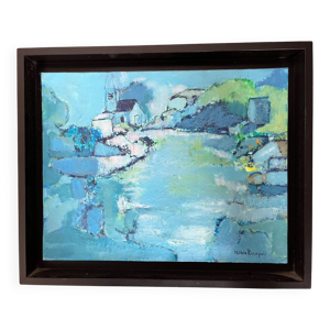 Tableau : Huile sur toile - contemporain