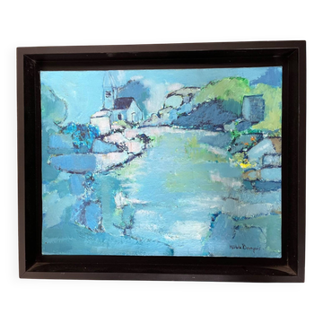 Painting: Oil on canvas - contemporary landscape
