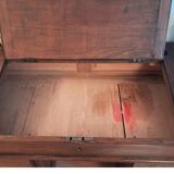 Old desk with inclined top