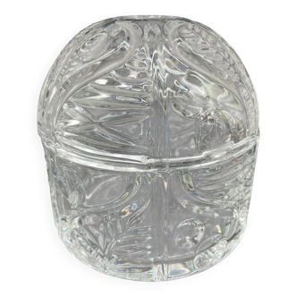 Bohemian crystal bonbonnière 24% PbO – Bohemia Czechoslovakia – Box